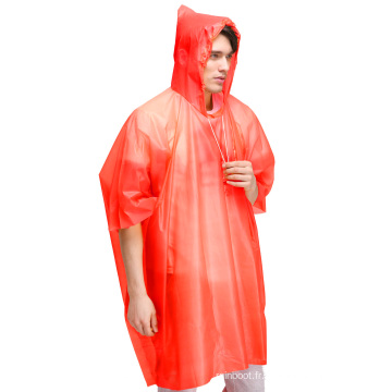 Gears pluviaux personnalisés pour les hommes de la pluie imperméable pour les femmes